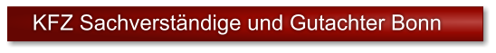KFZ Sachverst�ndige und Gutachter Bonn
