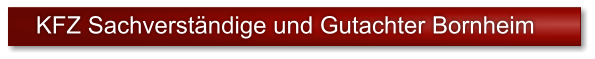 KFZ Sachverst�ndige und Gutachter Bornheim
